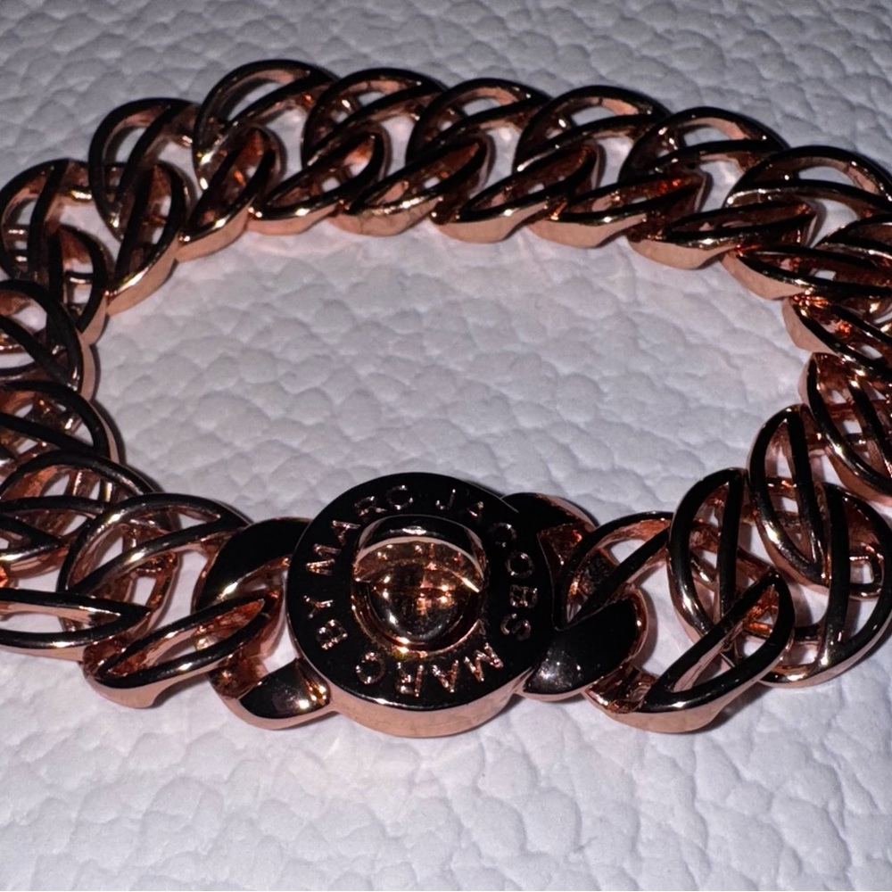 Marc by Marc Jacobs Rose Gold/cooper color Chain Bracelet